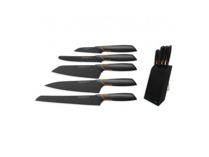 Sada nožů v bloku Edge Fiskars 5 ks