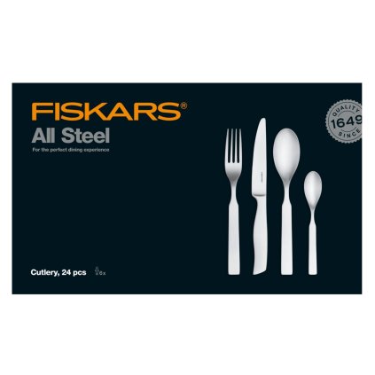 Sada příborů All Steel Fiskars 24 ks