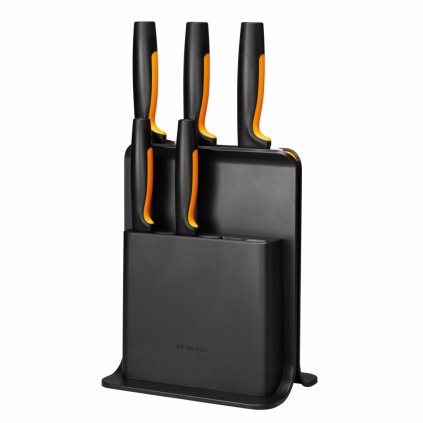 Sada nožů v bloku Functional Form Fiskars černá 5 ks