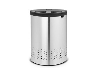 Koš na prádlo Selector Brabantia matný ocelový 55 l