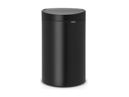 179591 dotykovy odpadkovy kos touch bin new brabantia matny cerny 40 l 1 (1)