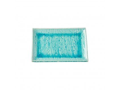 Talíř na sushi a sashimi Turquoise 20,5 x 13,5 cm