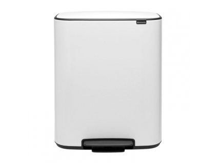 Pedálový odpadkový koš Bo Brabantia bílý 2 x 30 l