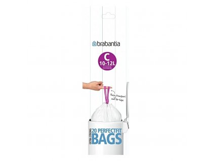 Sáčky do odpadkového koše C PerfectFit Brabantia 10-12 l 20 ks v roli