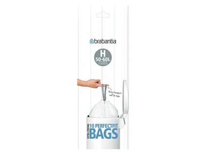 Sáčky do odpadkového koše H PerfectFit Brabantia 50-60 l 10 ks v roli