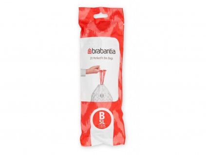 1310 1 perfectfit bags code b 5l 20 bags white 8710755311741 brabantia 96dpi 1000x1000px 7 nr 25651