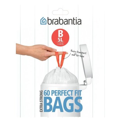 Sáčky do odpadkového koše B PerfectFit Brabantia 5 l 60 ks v roli