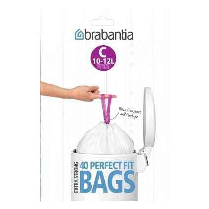 Sáčky do odpadkového koše C PerfectFit Brabantia 10-12 l 40 ks v roli