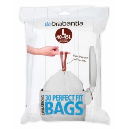 Sáčky do odpadkového koše L PerfectFit Brabantia 40-45 l 30 ks v roli
