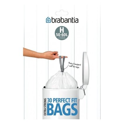 Sáčky do odpadkového koše H PerfectFit Brabantia 50-60 l 30 ks v roli