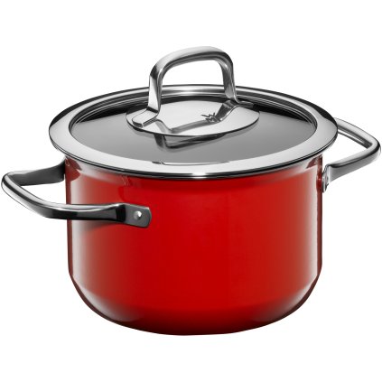 Vysoký hrnec Fusiontec Compact WMF 18 cm červený + ZDARMA Nůž WMF Kineo v hodnotě 1569 Kč