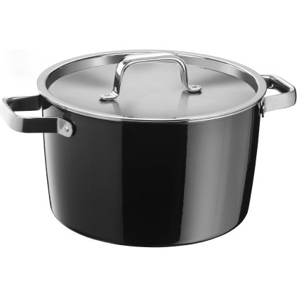 Vysoký hrnec Fusiontec Thermal WMF 24 cm černý