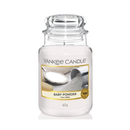 Vonná svíčka Baby Powder Yankee Candle velká