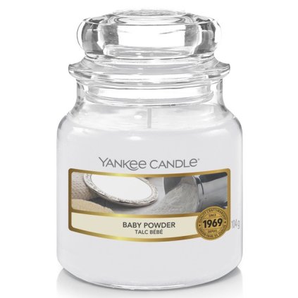 Vonná svíčka Baby Powder Yankee Candle malá