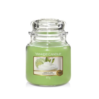 Vonná svíčka Vanilla Lime Yankee Candle střední