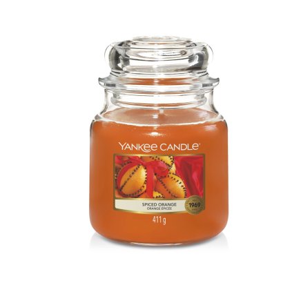 Vonná svíčka Spiced Orange Yankee Candle střední