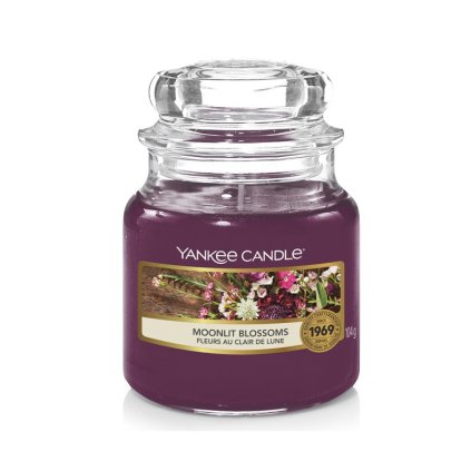 Vonná svíčka Moonlit Blossoms Yankee Candle malá