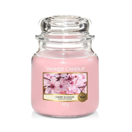Vonná svíčka Cherry Blossom Yankee Candle střední