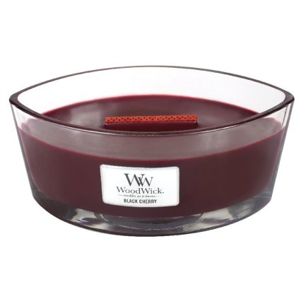 Vonná svíčka Black Cherry WoodWick loď