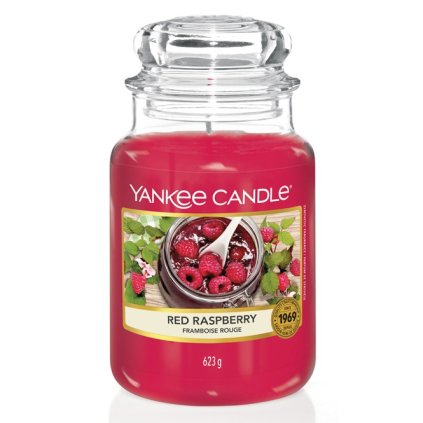 Vonná svíčka Red Raspberry Yankee Candle velká