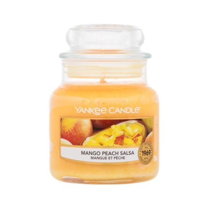 Vonná svíčka Mango Peach Salsa Yankee Candle malá