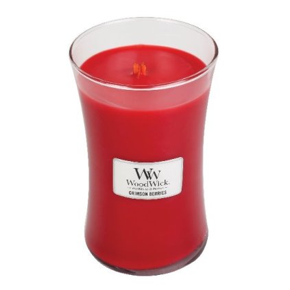 Vonná svíčka Crimson Berries WoodWick váza velká