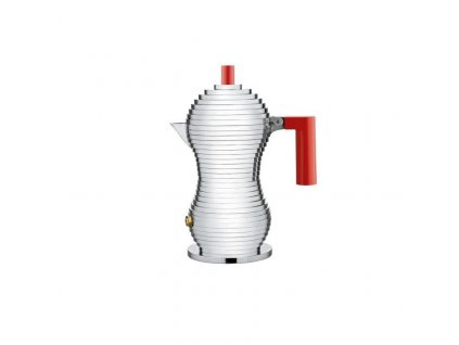 181406 kavovar pulcina alessi 70 ml cervena rukojet 1