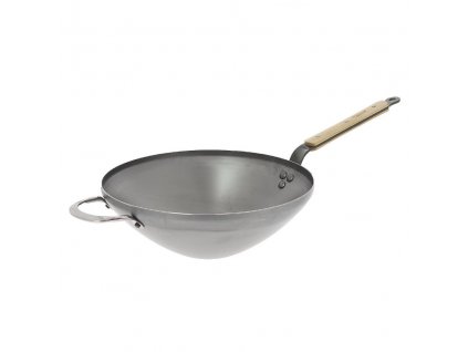Železný WOK Mineral B Bois de Buyer 32 cm