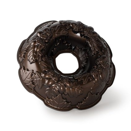 Forma na bábovku Podzimní věnec bronzová Nordic Ware