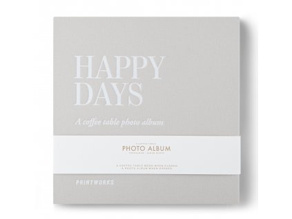 Fotoalbum Happy Days S Printworks stříbrné