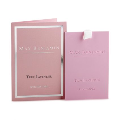 Vonná karta True Lavender Max Benjamin