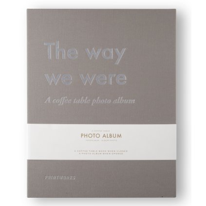 Fotoalbum The Way We Were L Printworks šedé