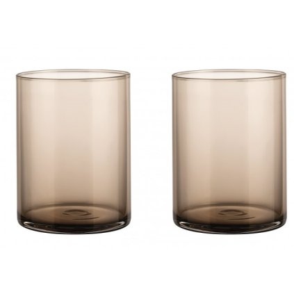Set sklenic MERA Blomus 0,22 l 2 ks hnědé