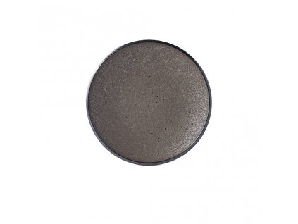 Předkrmový mělký talíř Earth Black MIJ 20 cm