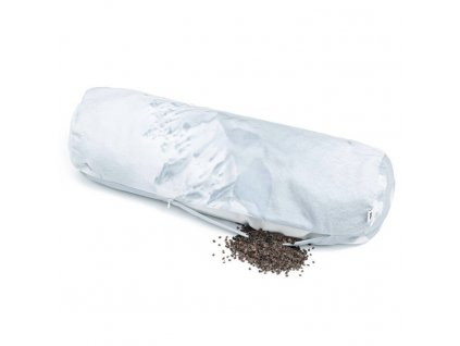 Podhlavník s pohankovou výplní Sníh Foonka 50 x 15 cm