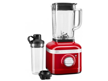 Stolní mixér Artisan K400 + nádoba 0,5 l + nože KitchenAid červená metalíza