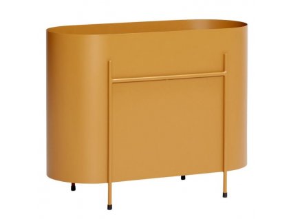 Květinový truhlík OBLONG Hübsch 60 cm oranžový