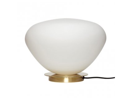 Stolní lampa BEAN Hübsch bílá