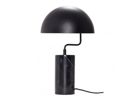 Stolní lampa POISE Hübsch černá