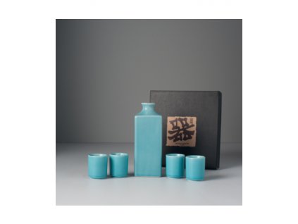 Sada na saké TURQUOISE 5 ks