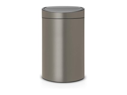 184256 dotykovy odpadkovy kos touch bin new brabantia 23 10 l platinovy 1