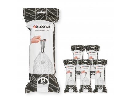 Sáčky do odpadkového koše M PERFECTFIT Brabantia 60 l, 120 ks