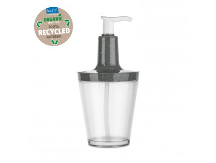 Dávkovač mýdla FLOW Koziol 250 ml přírodní šedá