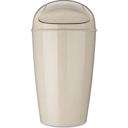 Odpadkový koš s poklopem DEL XL Koziol 30 l pouštní písek