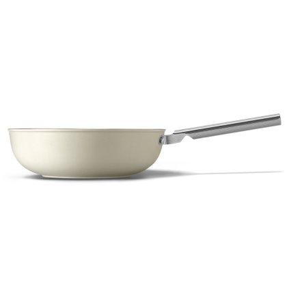 WOK pánev CKFW3001CRM Smeg 30 cm krémová