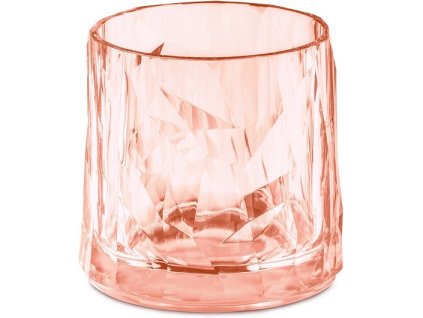 Sklenice CLUB NO.2 Koziol 250 ml transparentní růžový křemen
