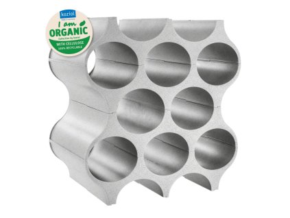 Stojan na láhve SET-UP Koziol organická šedá