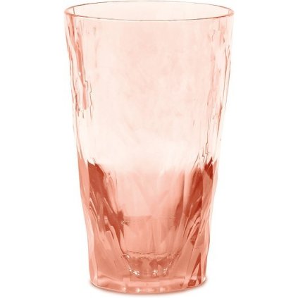 Sklenice CLUB NO.6 Koziol 300 ml transparentní růžový křemen