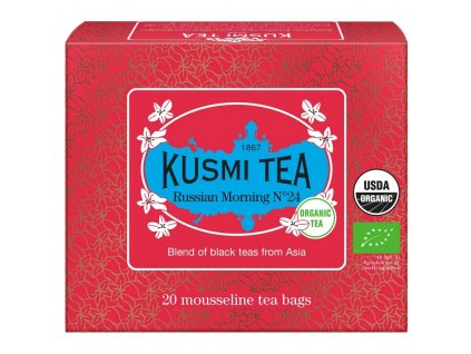 Černý čaj MORNING N°24 Kusmi Tea 20 mušelínových sáčků