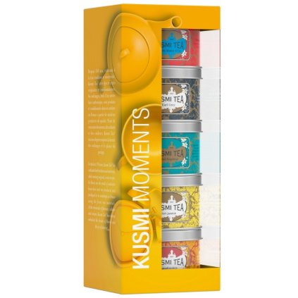 Sada čajů MOMENTS Kusmi Tea 5 x plechovka 5 x 25 g